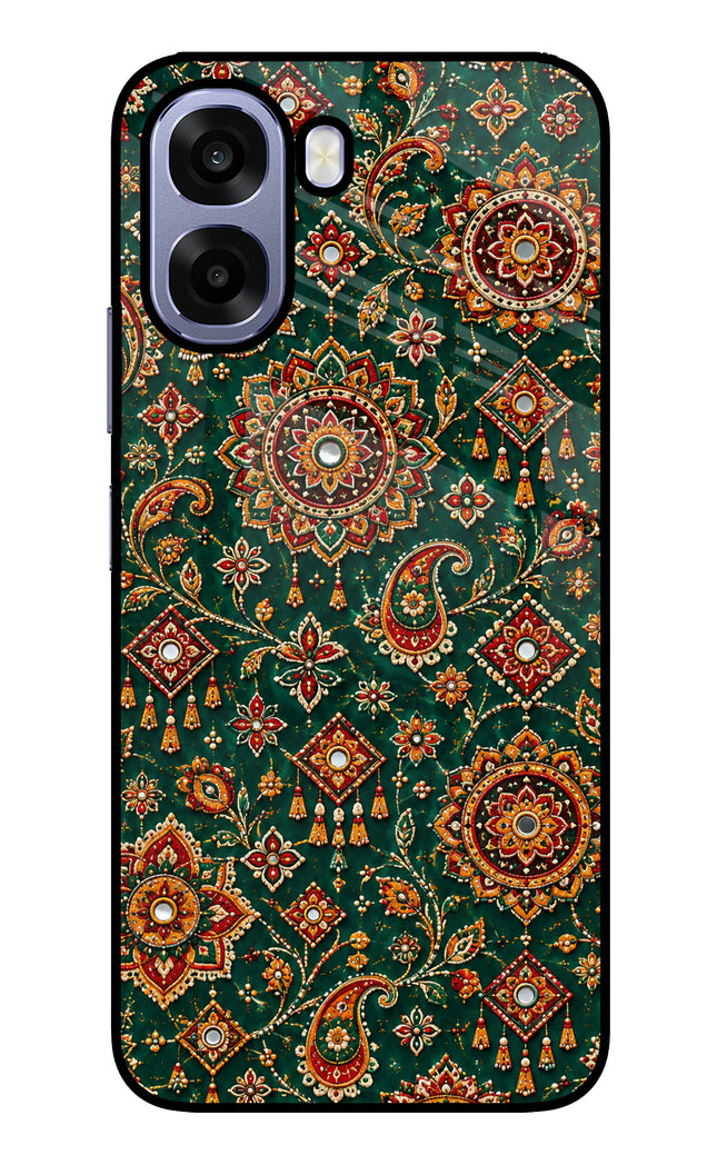 Green Pataka Oppo A6s 5G Metal Case Back Cover by Casekaro