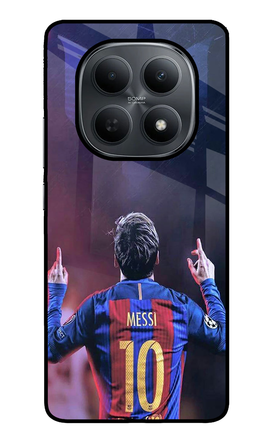 Messi Poco M8 5G Back Cover, Metal case