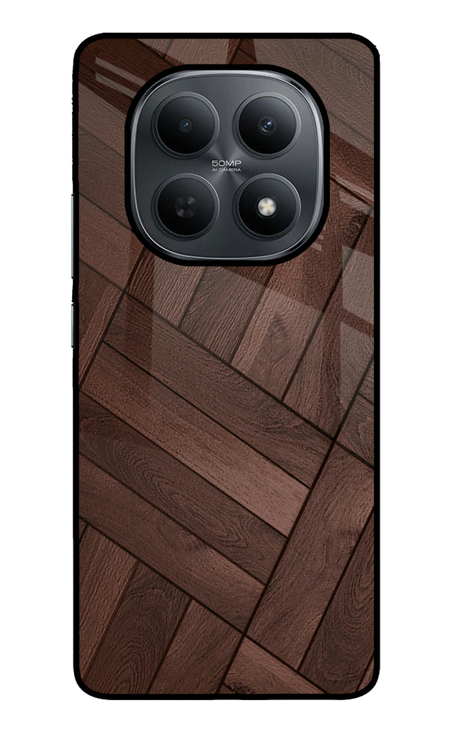 Wooden Texture Design Poco M8 5G Metal Case Back Cover by Casekaro