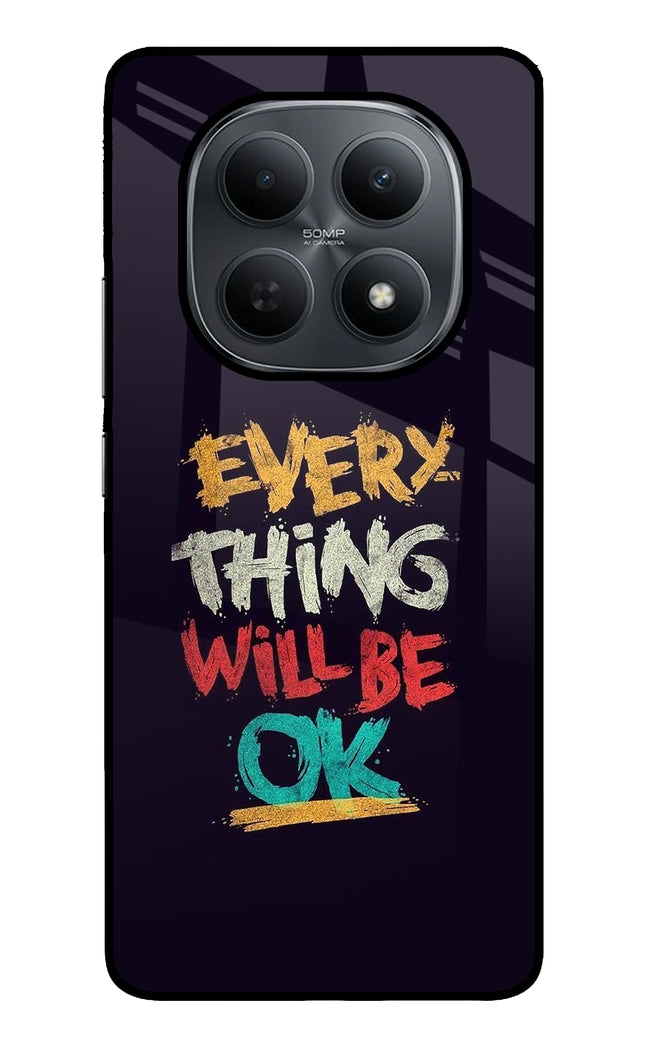Everything Will Be Ok Poco M8 5G Metal Case Back Cover by Casekaro