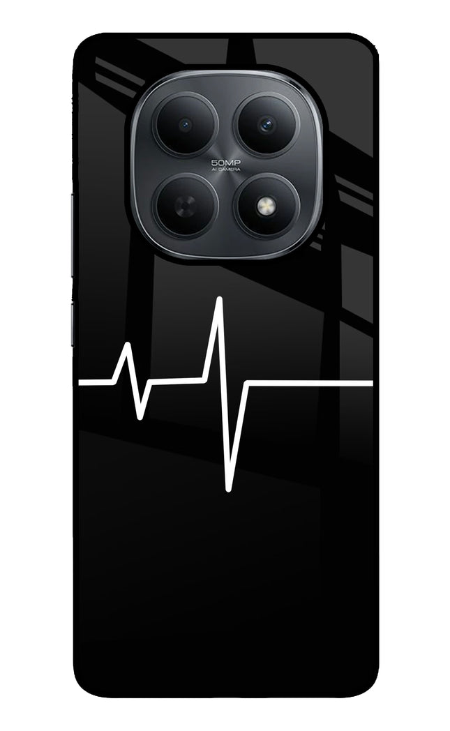 Heart Beats Poco M8 5G Metal Case Back Cover by Casekaro