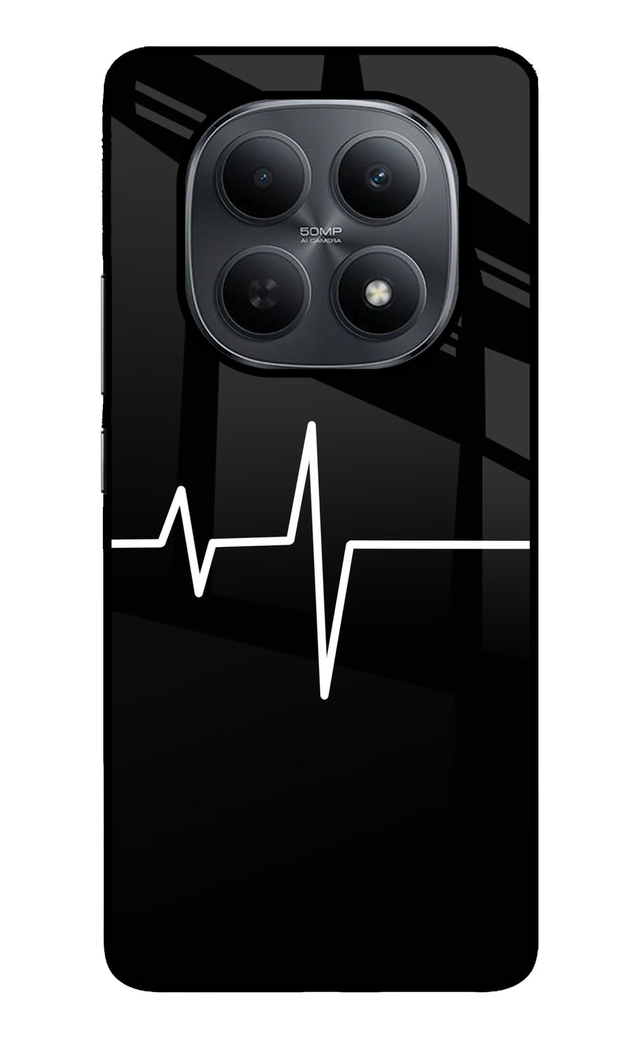 Heart Beats Poco M8 5G Back Cover, Metal case