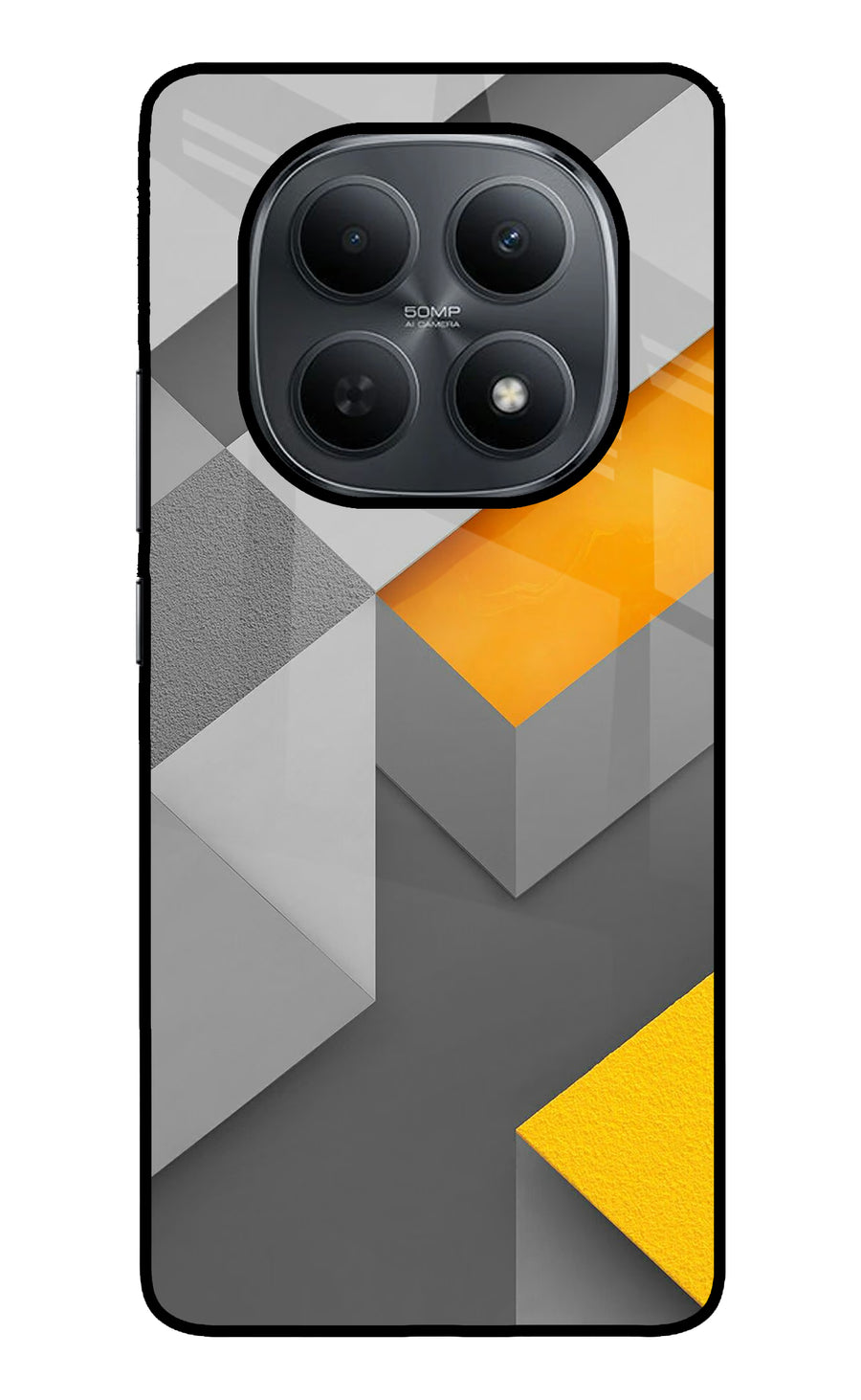 Abstract Poco M8 5G Back Cover, Metal case