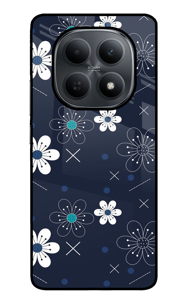 Flowers Poco M8 5G Metal Case Back Cover by Casekaro