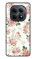 Flowers Poco M8 5G Metal Case Back Cover by Casekaro