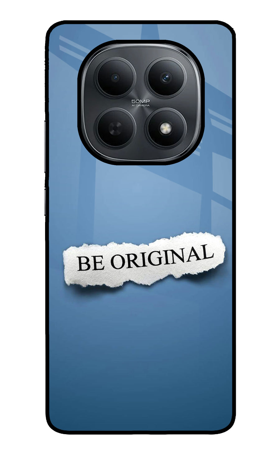 Be Original Poco M8 5G Back Cover, Metal case