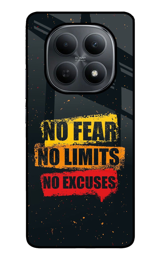 No Fear No Limits No Excuse Poco M8 5G Metal Case Back Cover by Casekaro