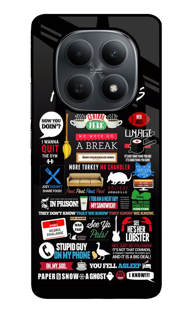 FRIENDS Poco M8 5G Metal Case Back Cover by Casekaro