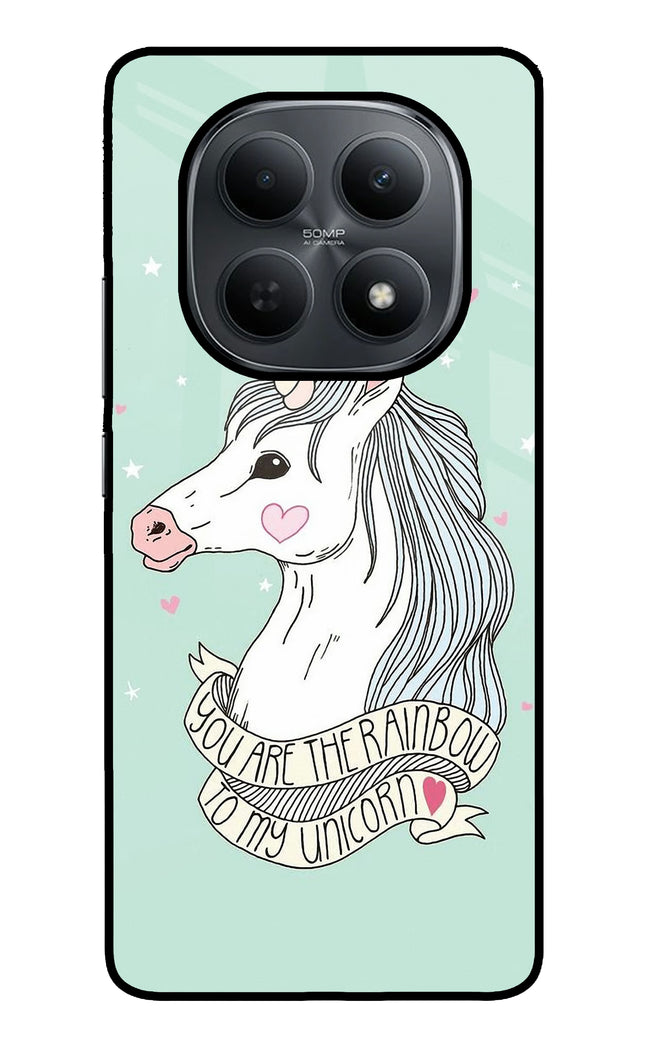 Unicorn Wallpaper Poco M8 5G Metal Case Back Cover by Casekaro