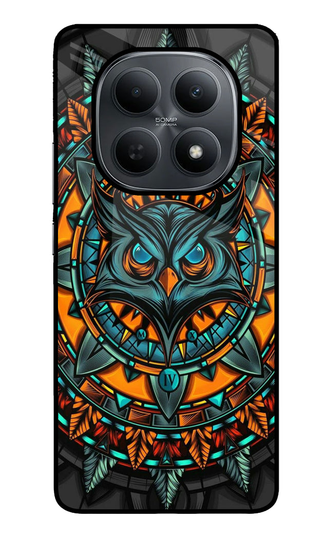 Angry Owl Art Poco M8 5G Metal Case Back Cover by Casekaro