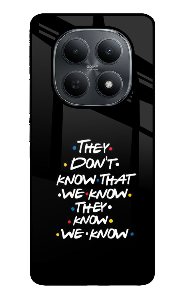 FRIENDS Dialogue Poco M8 5G Metal Case Back Cover by Casekaro