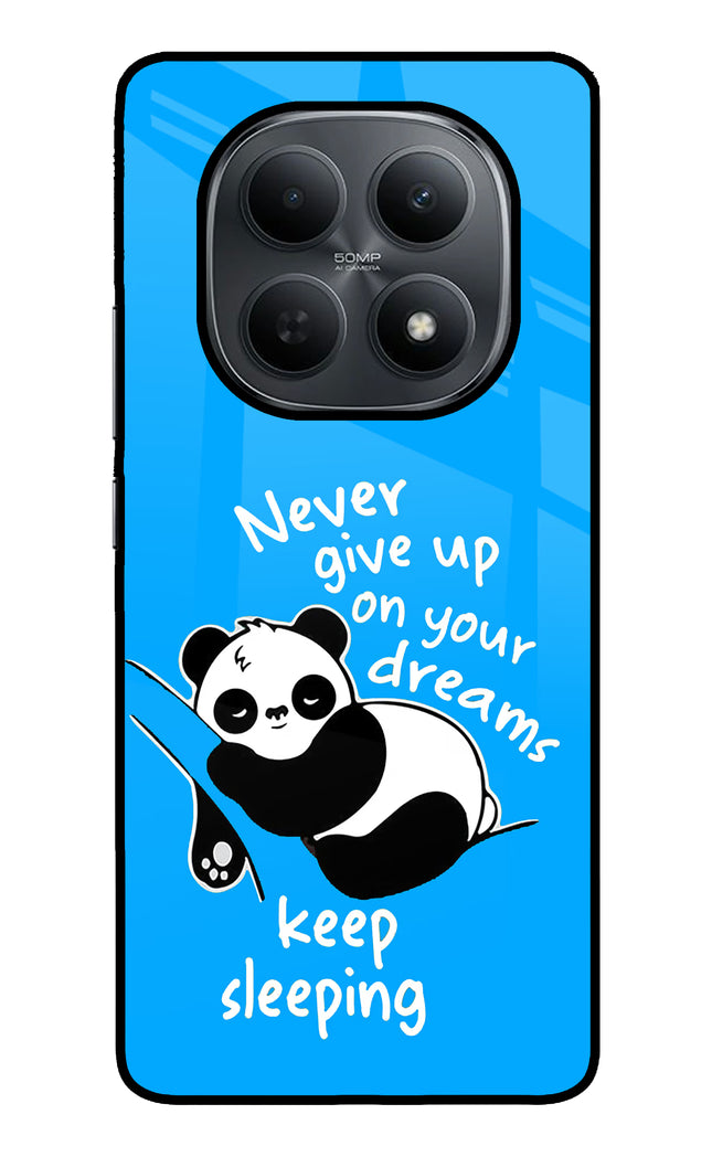Keep Sleeping Poco M8 5G Metal Case Back Cover by Casekaro