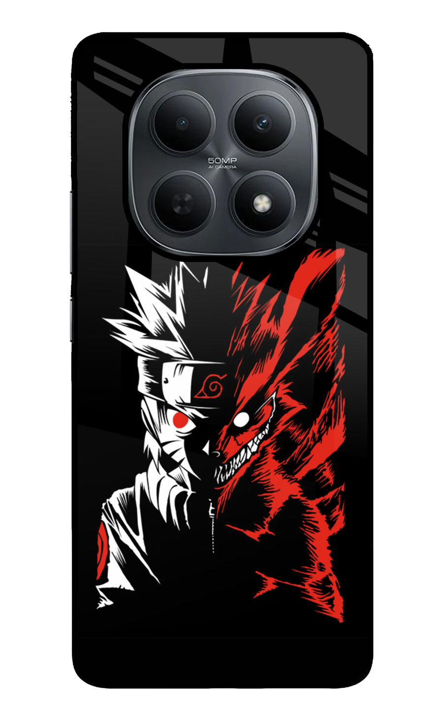 Naruto Two Face Poco M8 5G Back Cover, Metal case