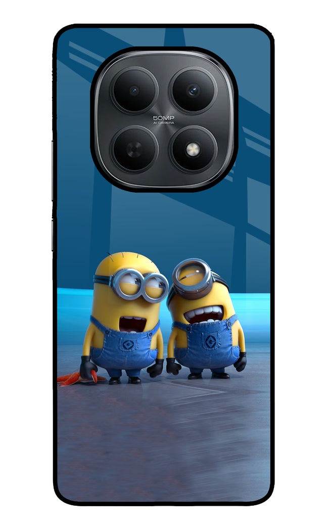 Minion Laughing Poco M8 5G Metal Case Back Cover by Casekaro