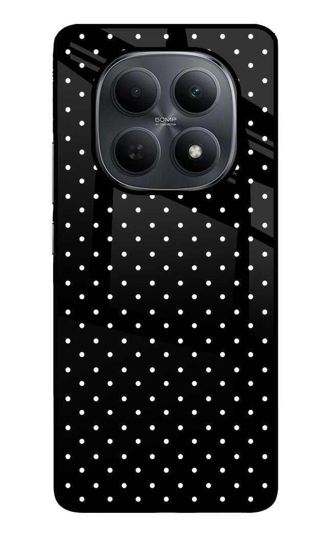White Dots Poco M8 5G Metal Case Back Cover by Casekaro