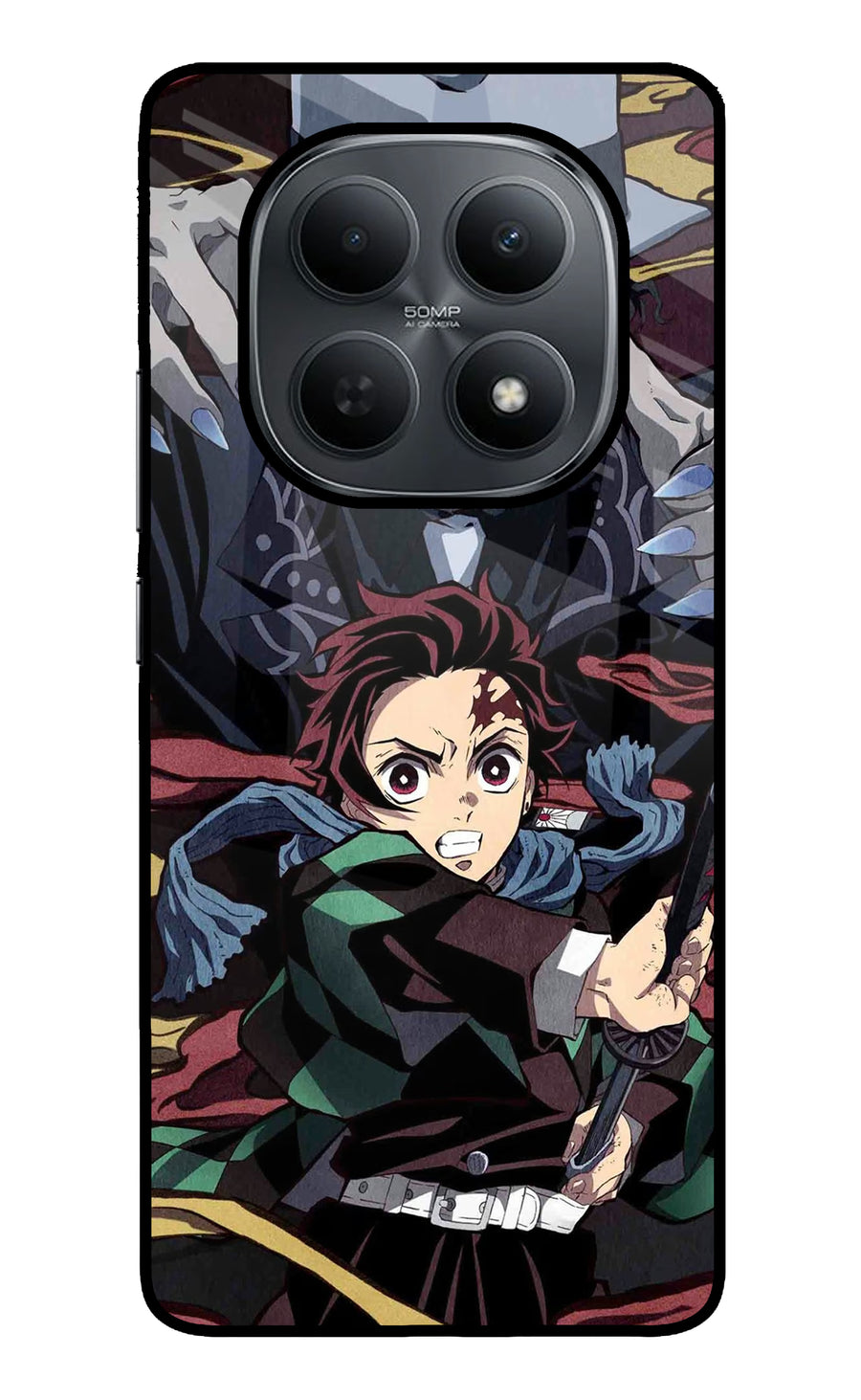Demon Slayer Poco M8 5G Back Cover, Metal case
