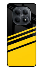 Yellow Shades Poco M8 5G Metal Case Back Cover by Casekaro