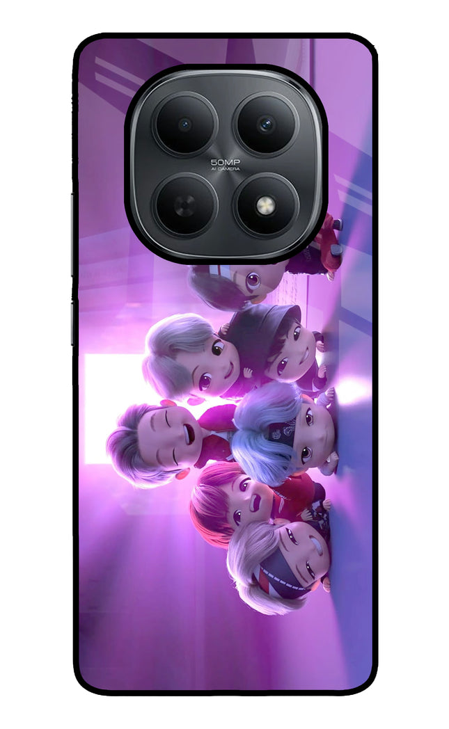 BTS Chibi Poco M8 5G Metal Case Back Cover by Casekaro