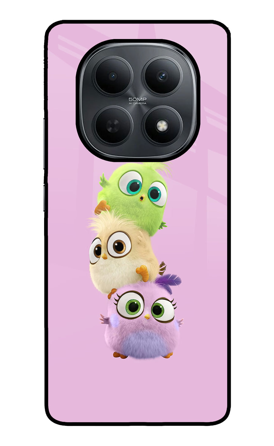 Cute Little Birds Poco M8 5G Back Cover, Metal case