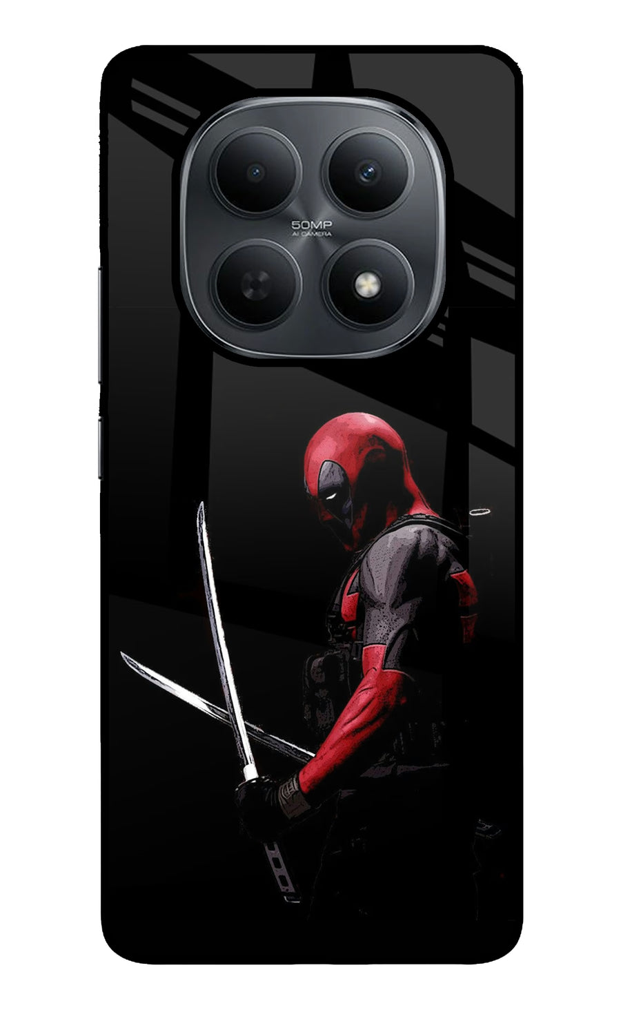 Deadpool Poco M8 5G Back Cover, Metal case