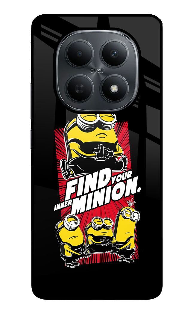 Find your inner Minion Poco M8 5G Metal Case Back Cover by Casekaro