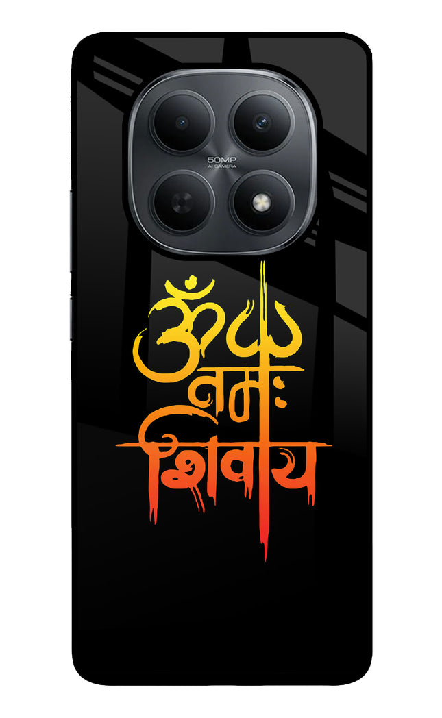 Om Namah Shivay Poco M8 5G Metal Case Back Cover by Casekaro