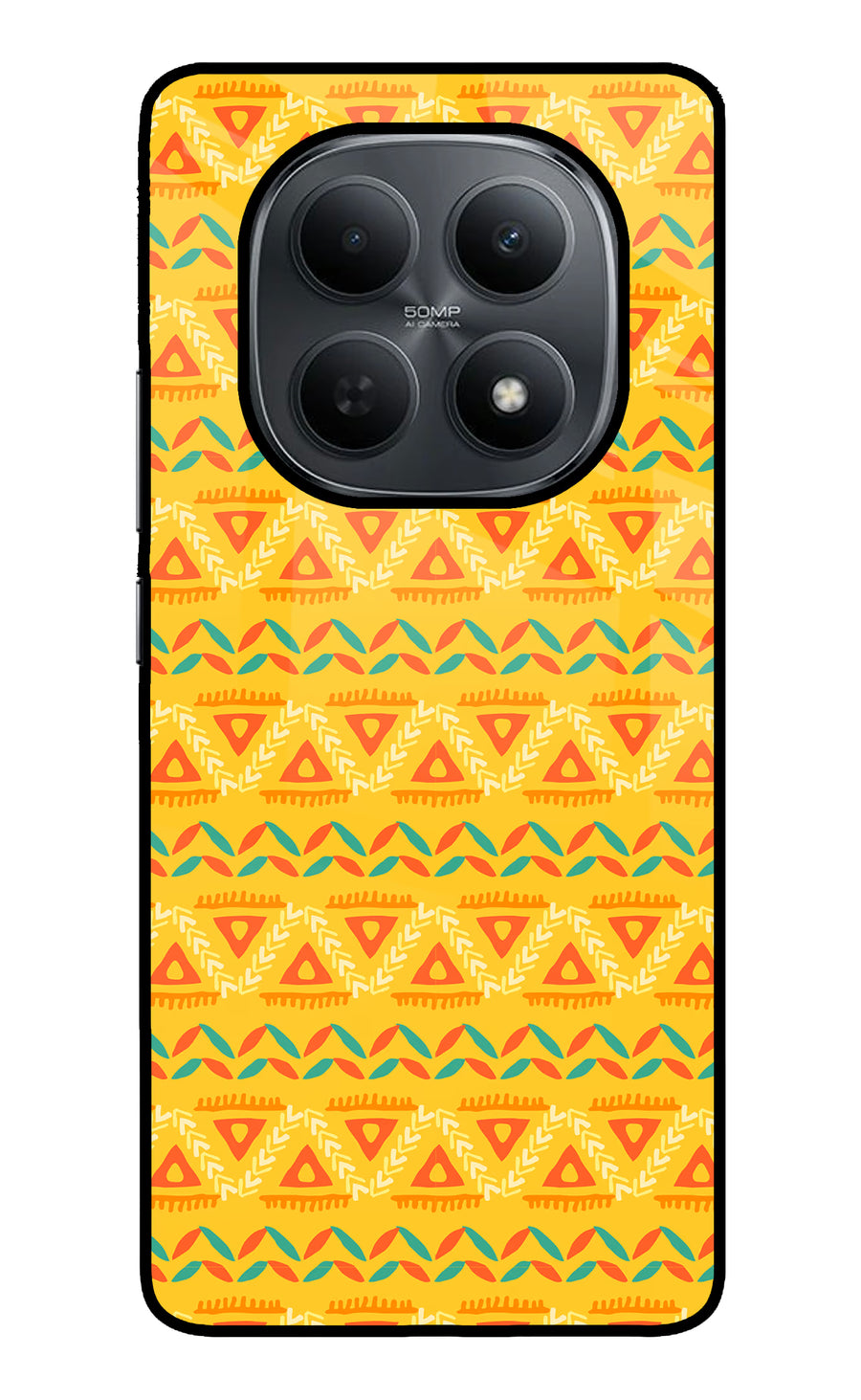 Tribal Pattern Poco M8 5G Back Cover, Metal case