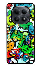 Game Doodle Poco M8 5G Metal Case Back Cover by Casekaro