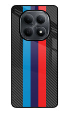 BMW Stripes Pattern Poco M8 5G Metal Case Back Cover by Casekaro