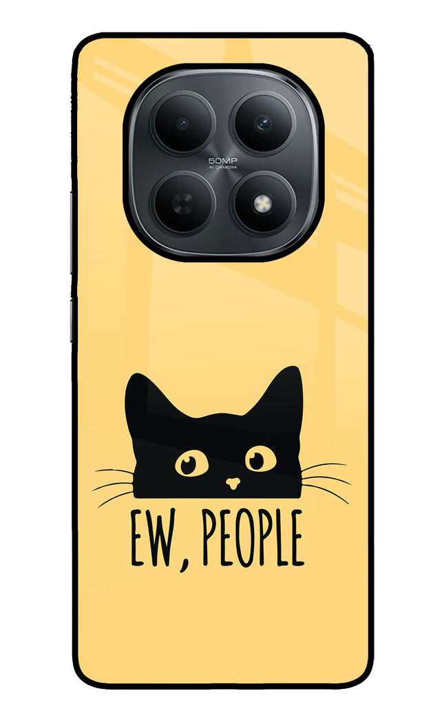 Ew People Catitude Poco M8 5G Metal Case Back Cover by Casekaro