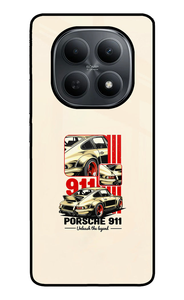 Classic Porsche 911 Poco M8 5G Metal Case Back Cover by Casekaro