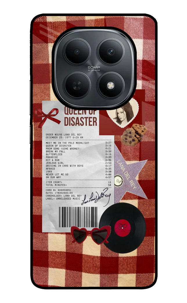 Queen of Disaster Poco M8 5G Metal Case Back Cover by Casekaro