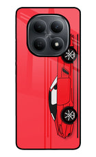 Red Velocity Poco M8 5G Metal Case Back Cover by Casekaro