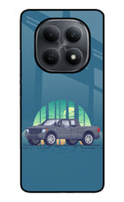 Retro Garage Vibe Poco M8 5G Metal Case Back Cover by Casekaro