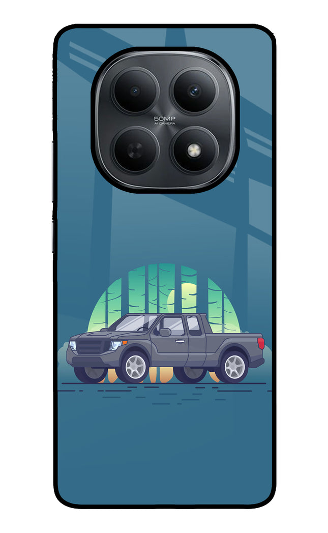 Retro Garage Vibe Poco M8 5G Metal Case Back Cover by Casekaro