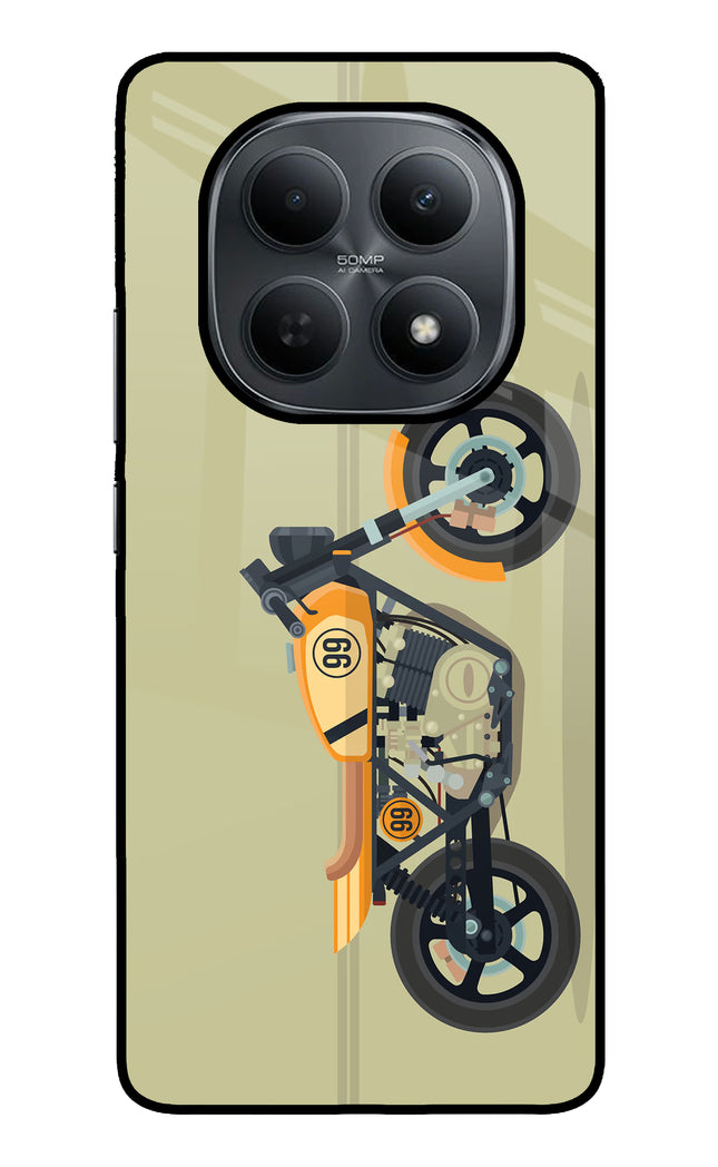 Vertical Speedster Poco M8 5G Metal Case Back Cover by Casekaro