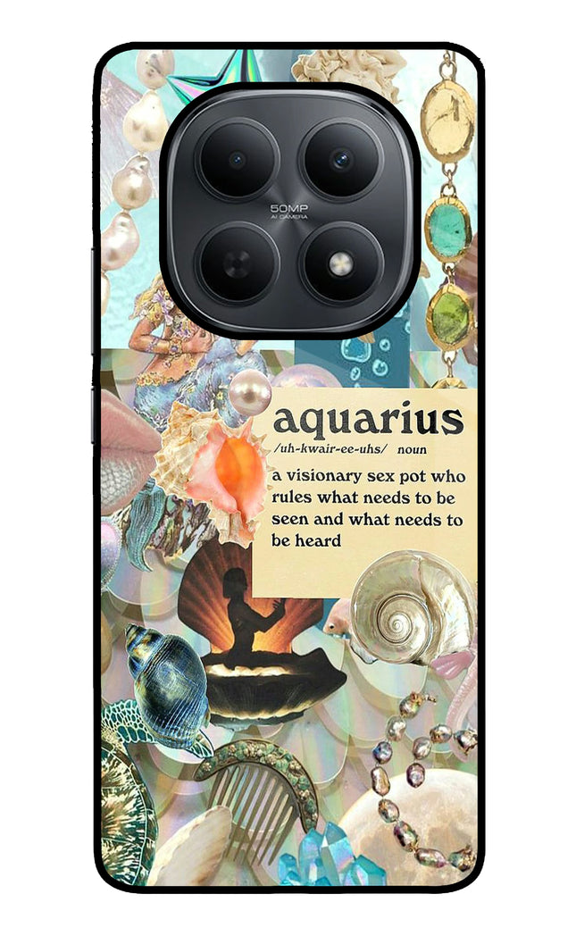Aquarius Zodiac Poco M8 5G Metal Case Back Cover by Casekaro
