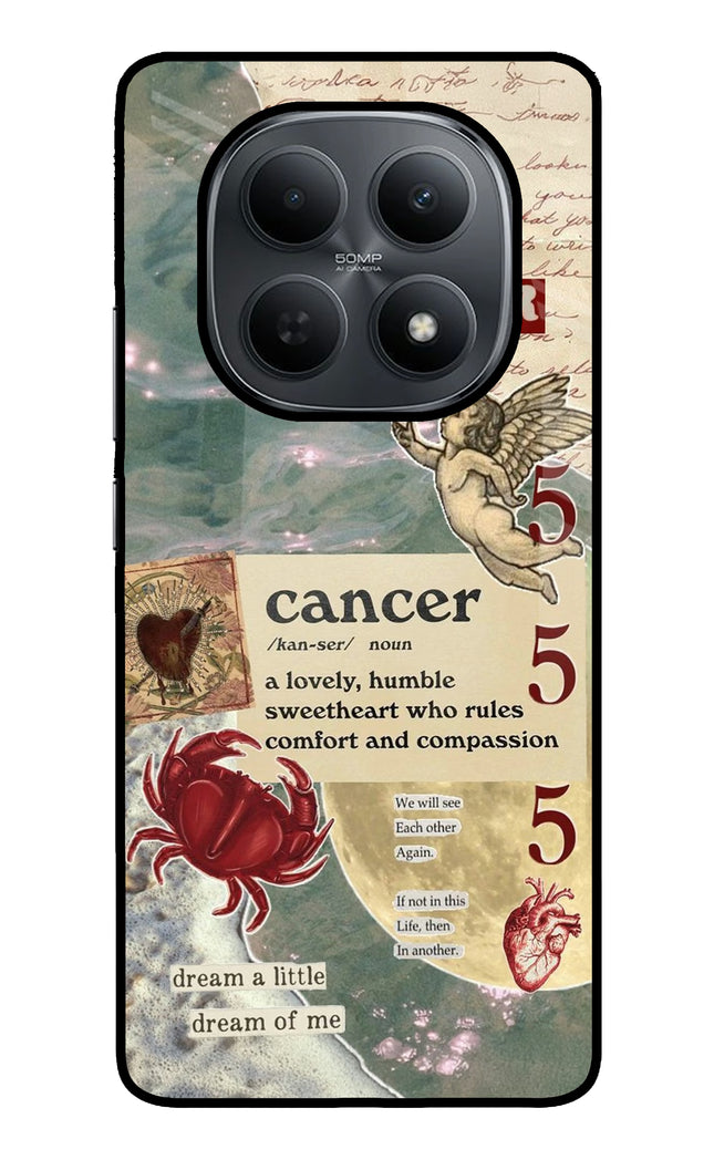 Cancer Zodiac Poco M8 5G Metal Case Back Cover by Casekaro