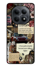 Taurus Zodiac Poco M8 5G Metal Case Back Cover by Casekaro
