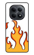 Fired Up – White Poco M8 5G Metal Case Back Cover by Casekaro
