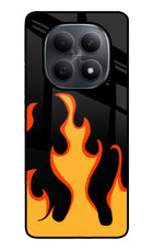 Fired Up – Black Poco M8 5G Metal Case Back Cover by Casekaro