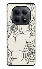 Spider Web Poco M8 5G Metal Case Back Cover by Casekaro