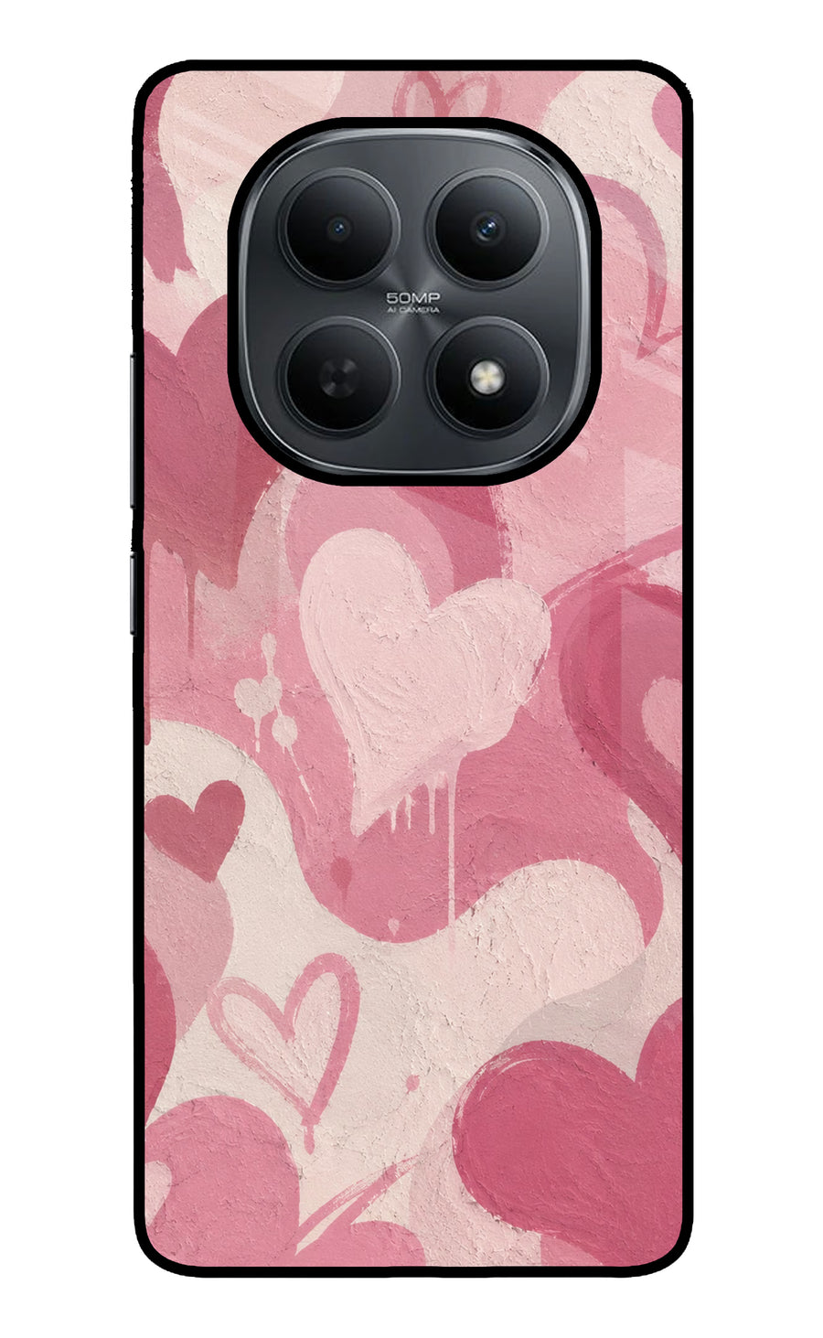 Hearty case Poco M8 5G Back Cover, Metal case