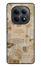 Vintage case Poco M8 5G Metal Case Back Cover by Casekaro
