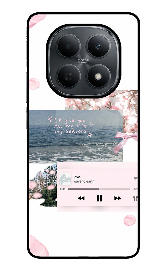 Wave to earth Poco M8 5G Metal Case Back Cover by Casekaro