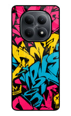 Graffiti Vibe Poco M8 5G Metal Case Back Cover by Casekaro
