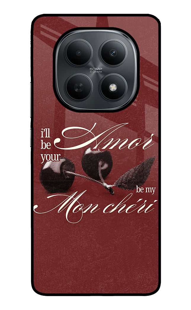 Velvet Cherry Poco M8 5G Metal Case Back Cover by Casekaro