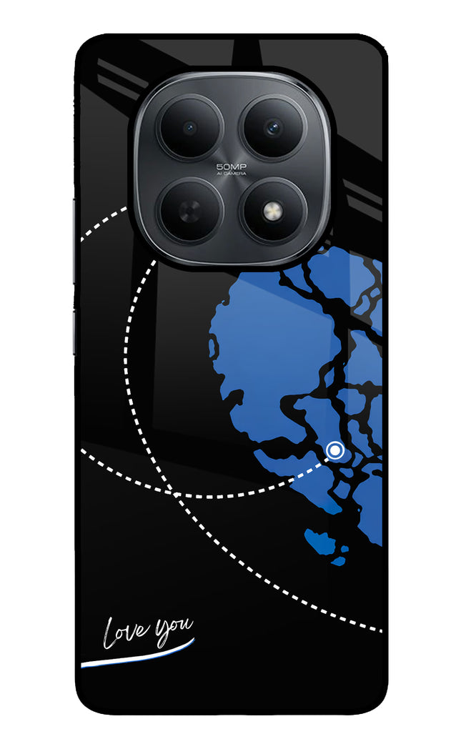 Love Orbit Poco M8 5G Metal Case Back Cover by Casekaro