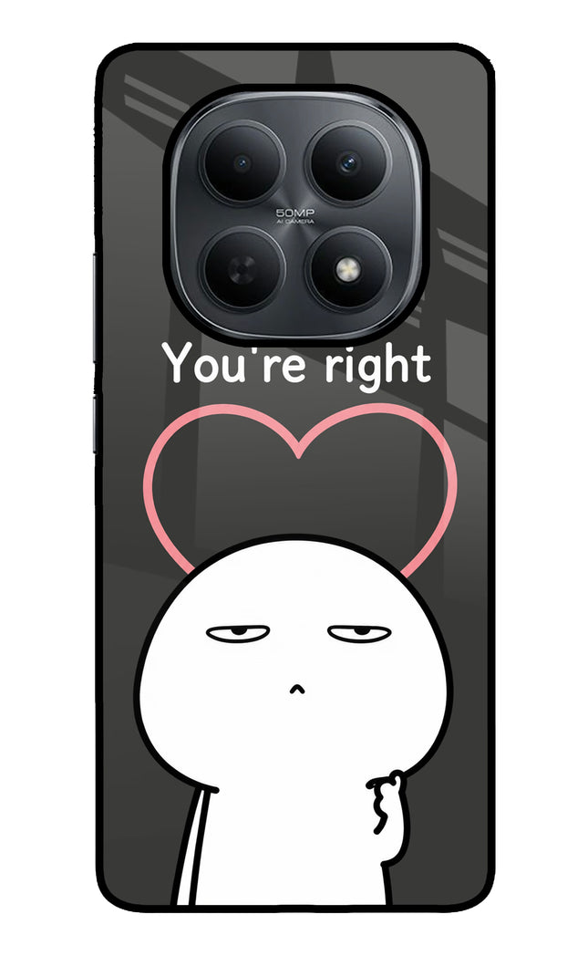 You're Right Poco M8 5G Metal Case Back Cover by Casekaro