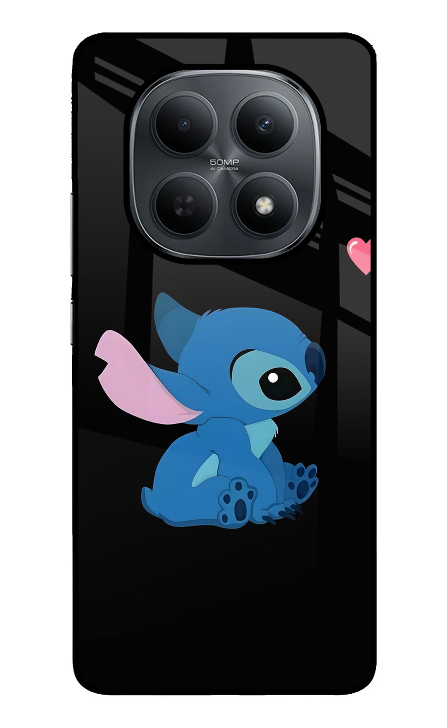 Stitch Crush Poco M8 5G Back Cover, Metal case
